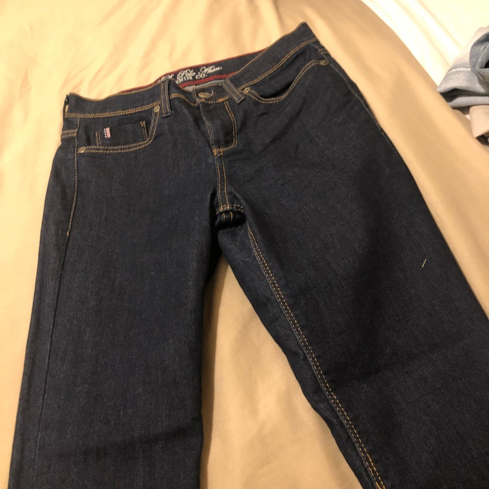 Dark Skinny polo jeans